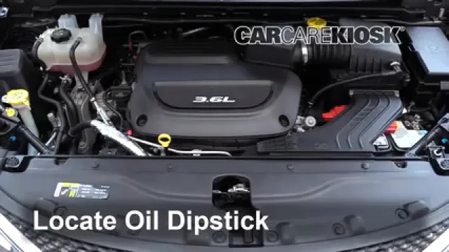 2017 Chrysler Pacifica Touring 3.6L V6 Huile Vérifier le niveau de l'huile